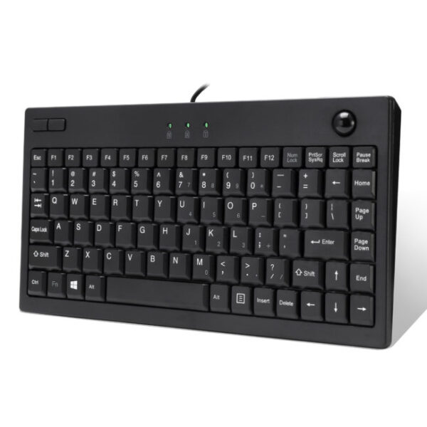 Adesso 89key Mini Trackball Keyboard - Dixie Networks Llc